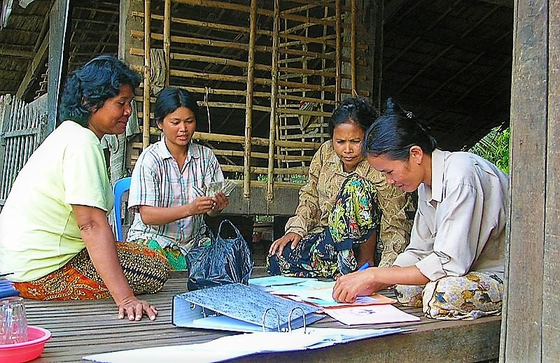 Community-based savings bank in Cambodia. Source: MATTHEWS (2004)