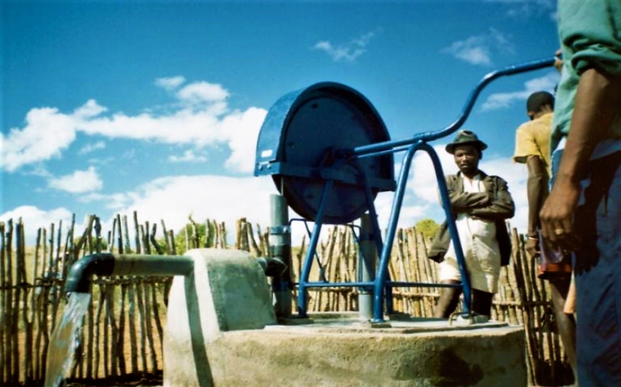 Madagascar type rope pump. Source: BAUMANN (2011)
