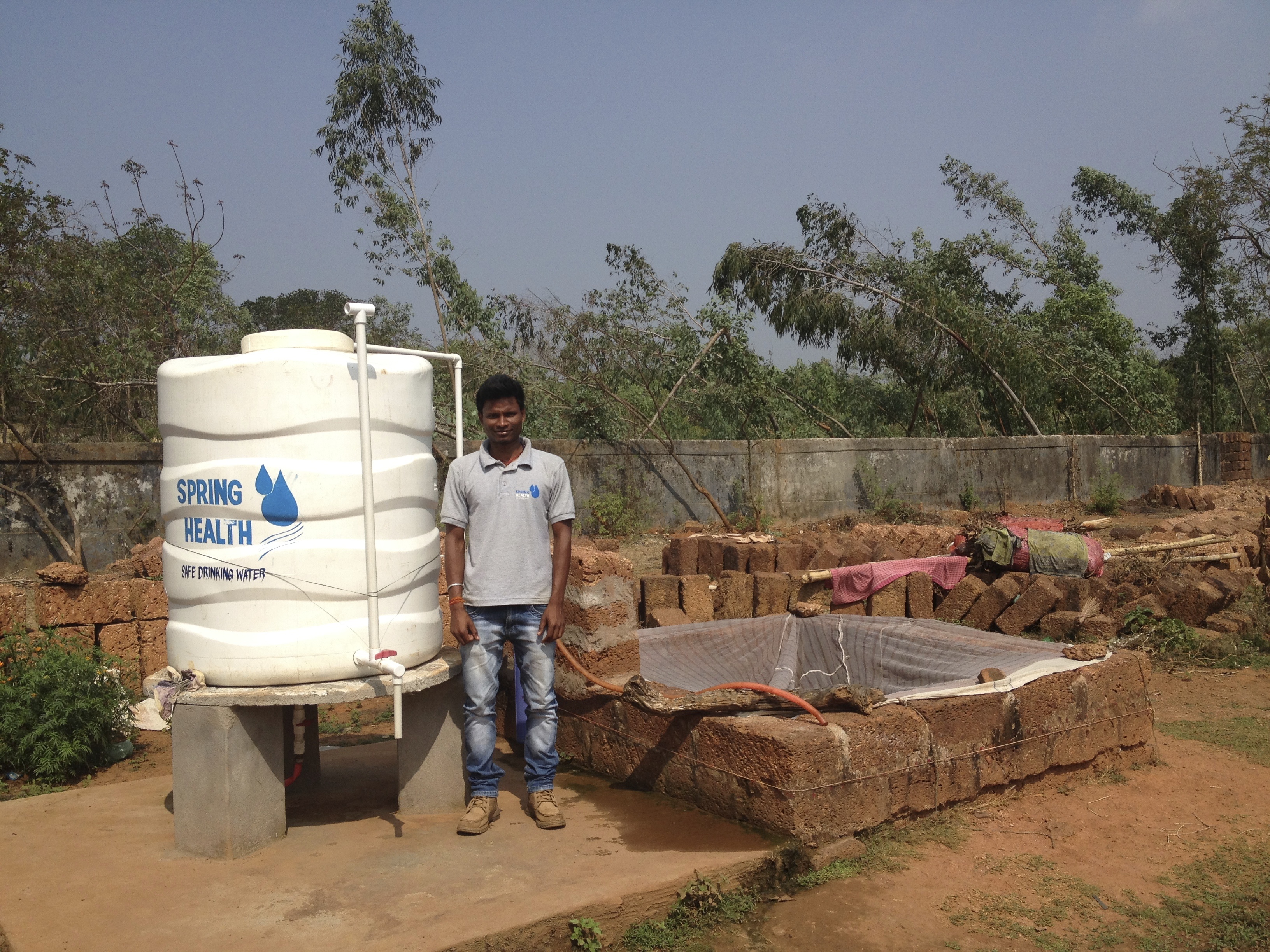 Spring Health well with limited water. Source: Boulloud, 2016