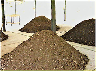 Compost piles in maturation. Source: EAWAG/SANDEC (2008)