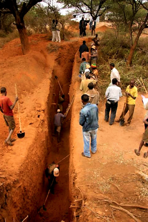 People excavating a trench. Source: RAIN (n.y.)