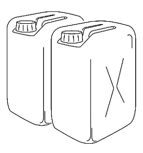 Schematic of the jerrycan / tank. Source: TILLEY et al (2014)